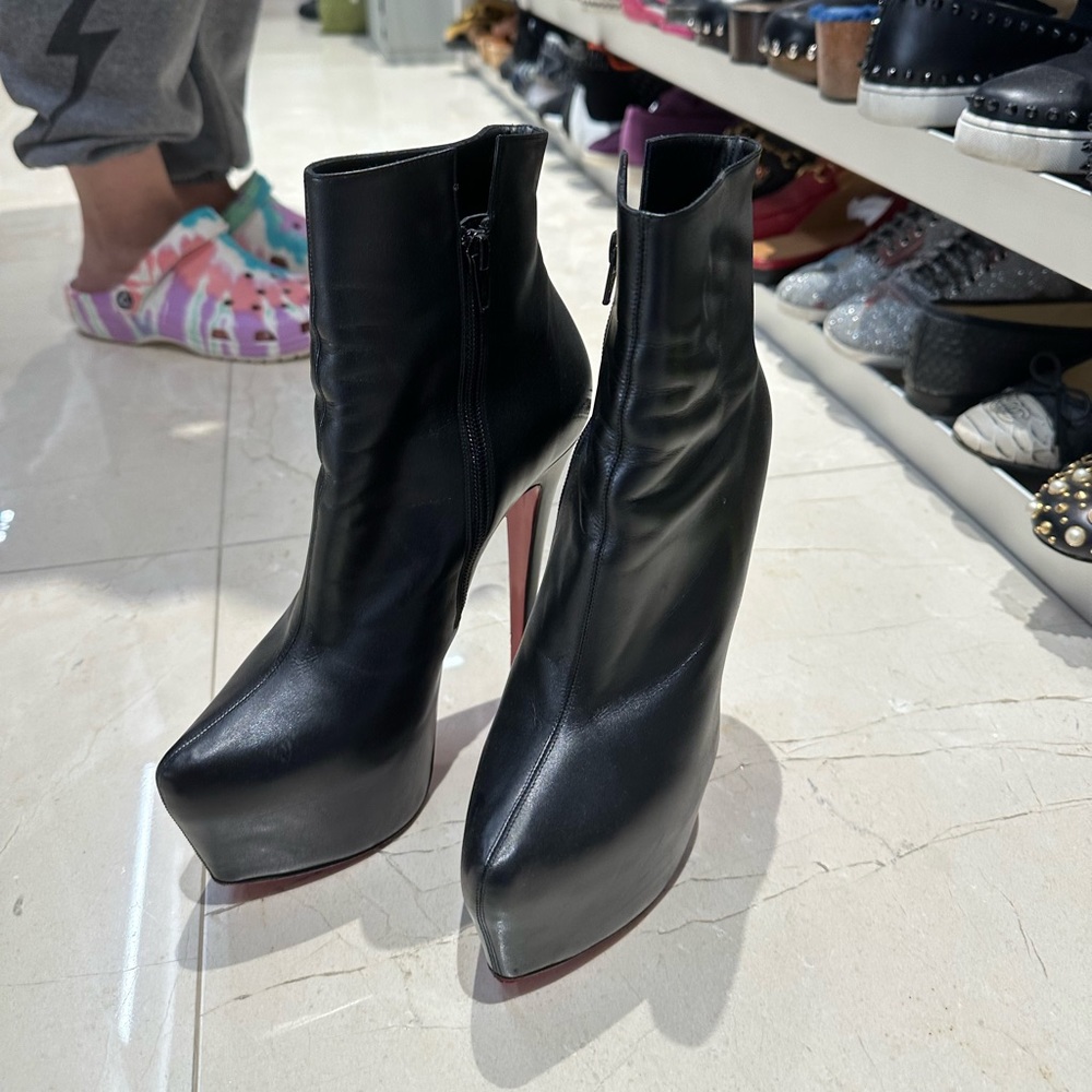 COPY - Louboutin leather boots